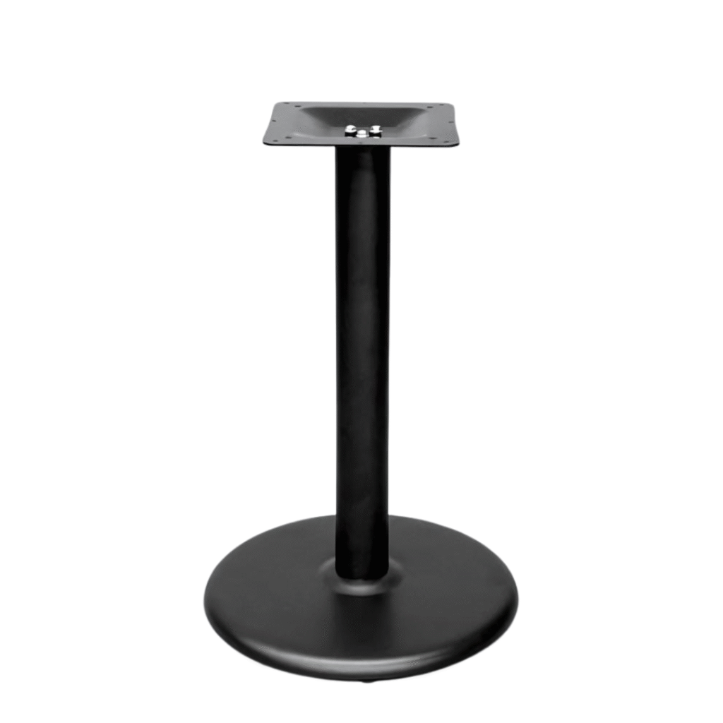 wrought iron end table base